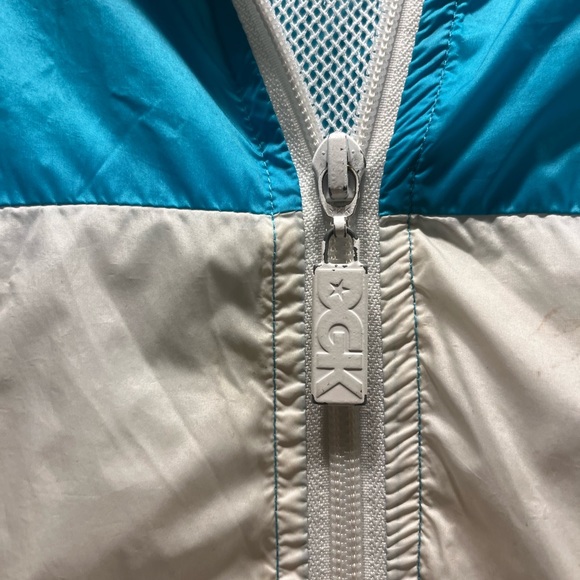 DGK (dirty ghetto kids), windbreaker in vibrant neon 90s colours; great vintage - Picture 3 of 10